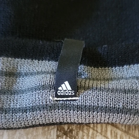 Adidas Black and Gray Beanie - Picture 2 of 6